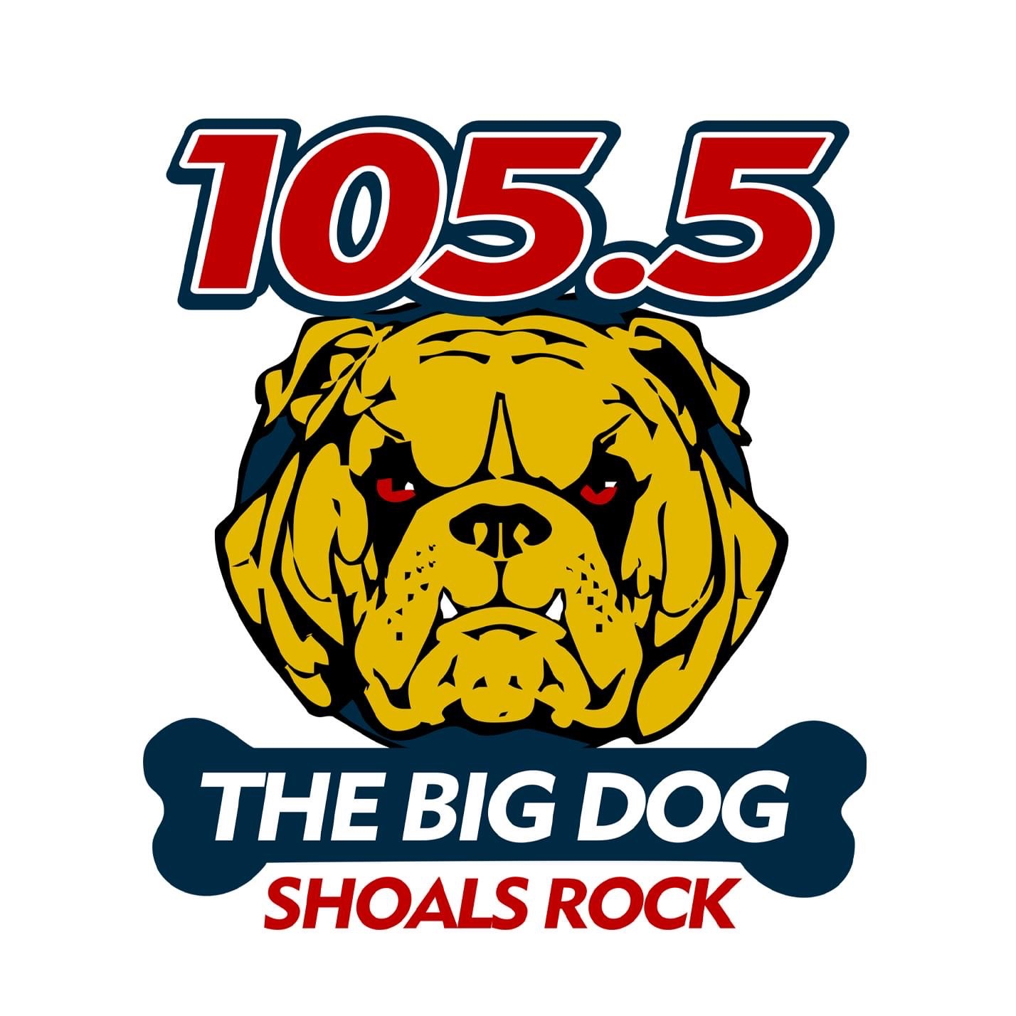 105.5 The Big Dog-Shoals Rock, WVNA